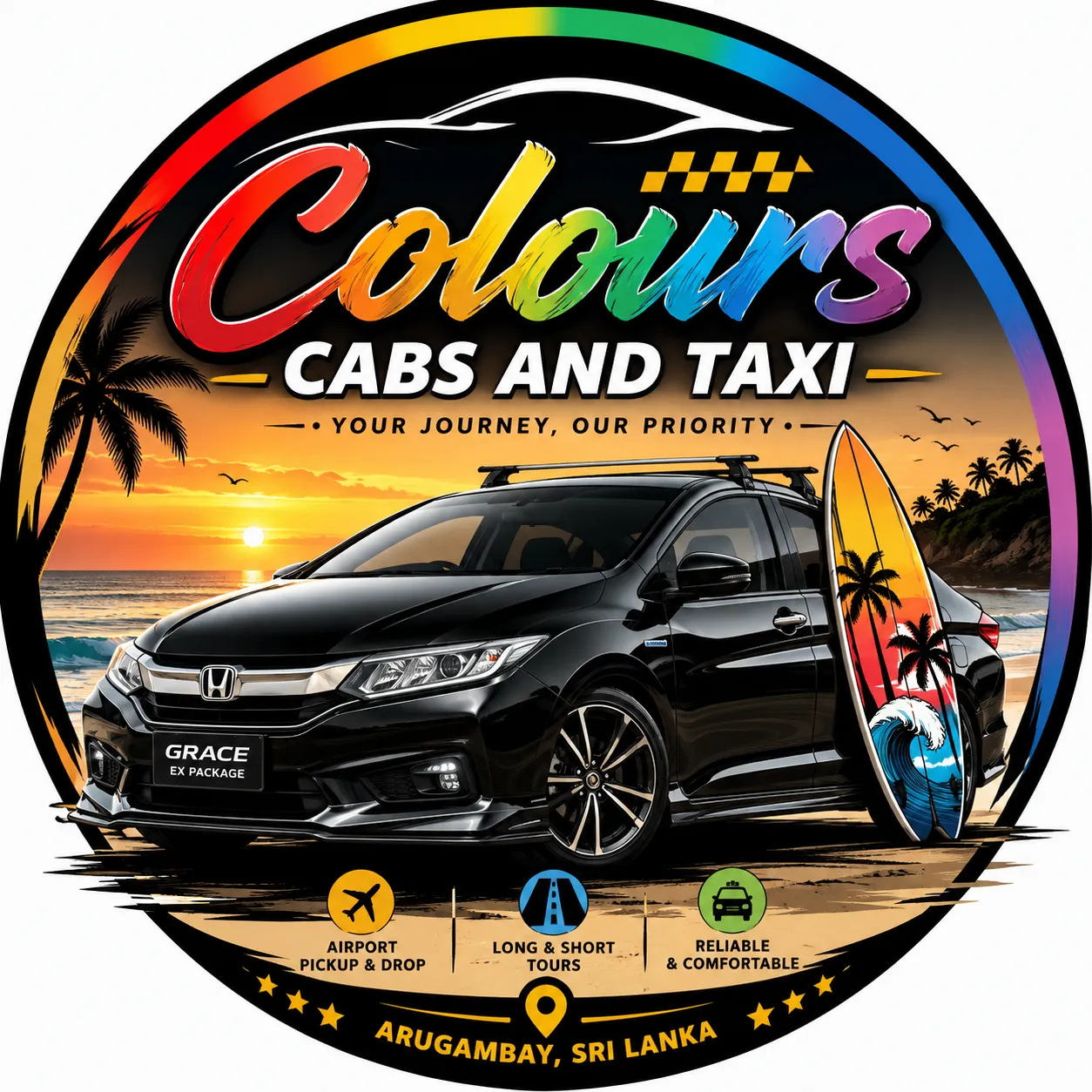 Colours Cabs and Taxi